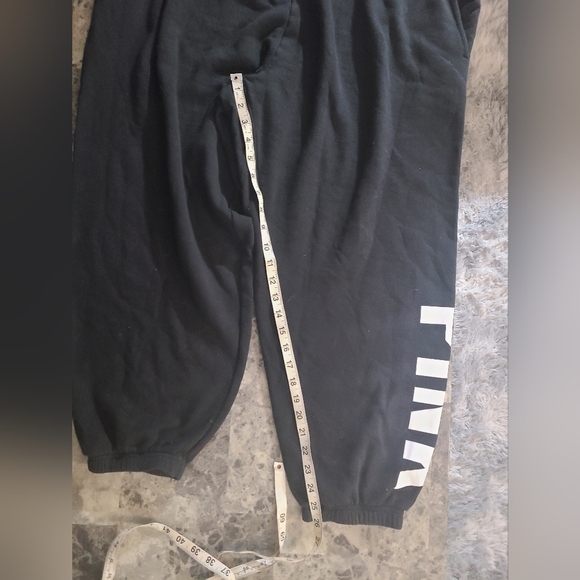 PINK Victoria's Secret Black Sweatpants Relaxed Fit Joggers XXL - Picture 6 of 6